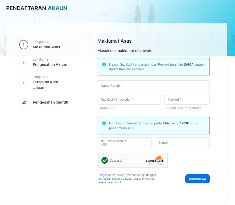 Registering your account. — SoyaCincau pic 