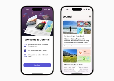 Apple’s journal app: Your New Year’s resolution keeper?