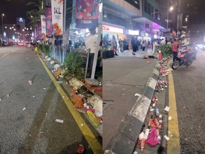 DBKL calls out ‘third class littering mentality’ following New Year’s Eve celebrations around Kuala Lumpur