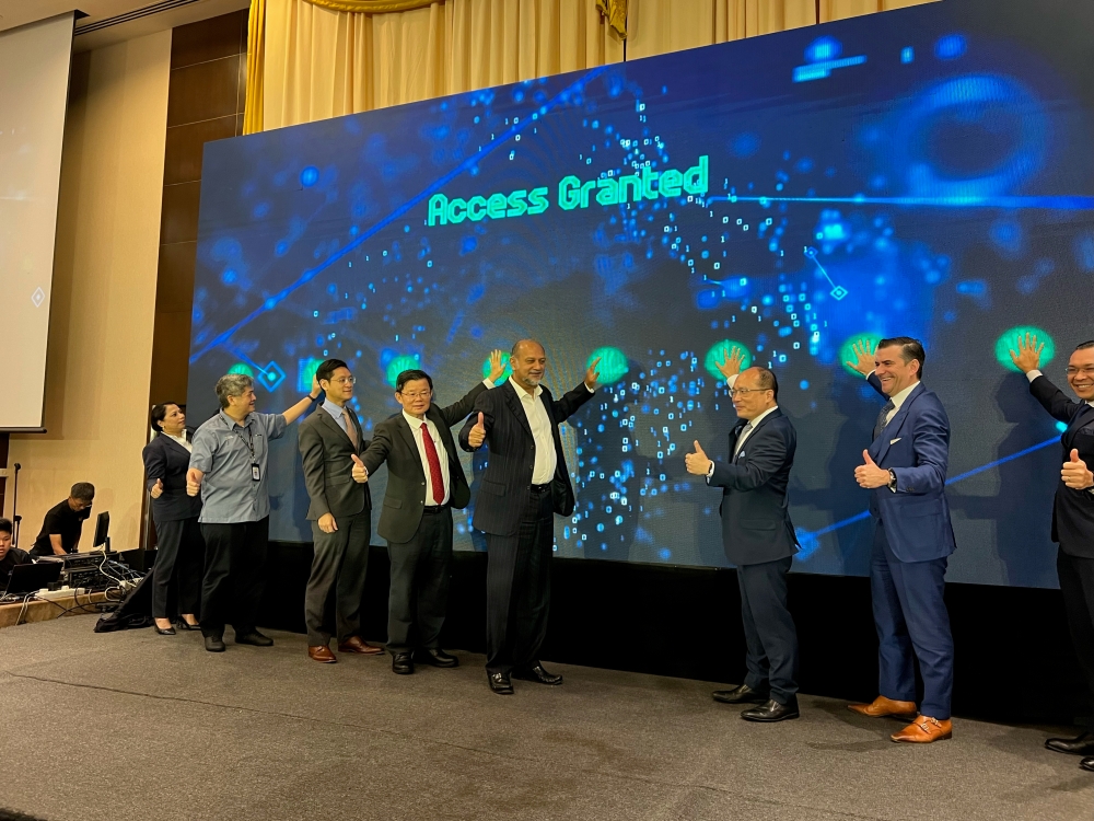 The launch of Penang Internet Exchange at Jen Hotel in George Town, Penang January 5, 2024. — Picture by Opalyn Mok