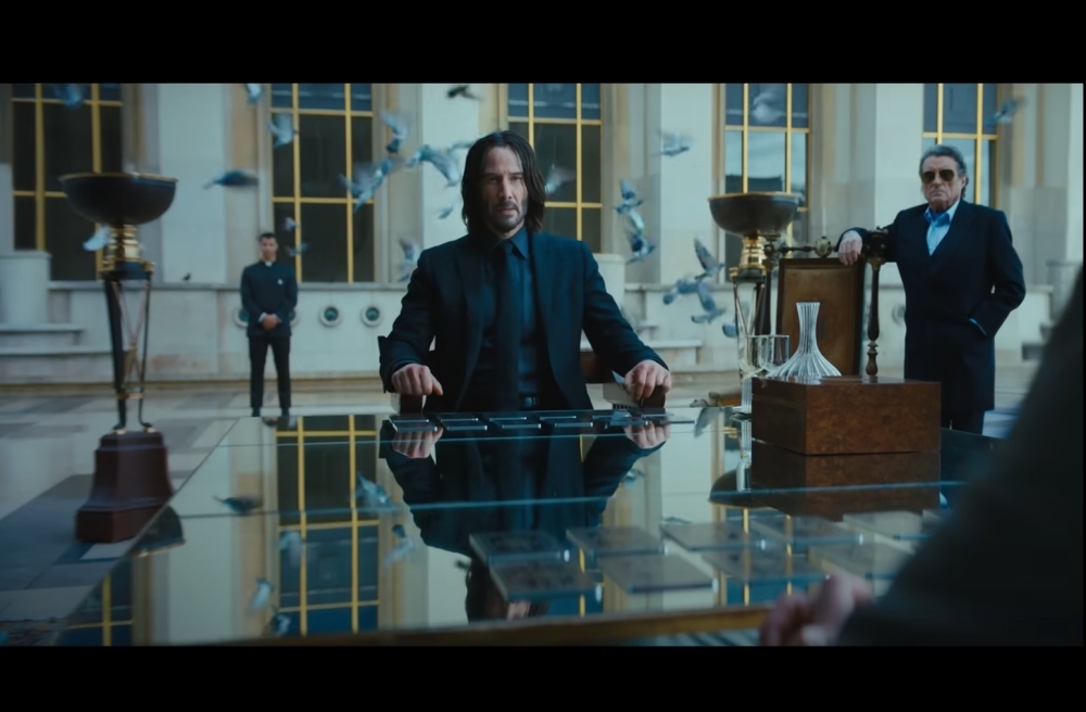 A scene from ‘John Wick: Chapter 4’, starring Keanu Reeves. — Screen Capture via YouTube/ Lionsgate Movies