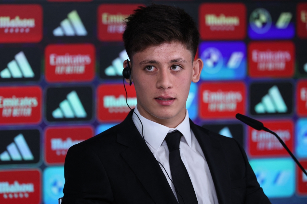 Arda Guler made an impressive first appearance at Aranda de Duero, nearly six months after his move to Santiago Bernabeu from Super Lig club Fenerbahce. — AFP pic