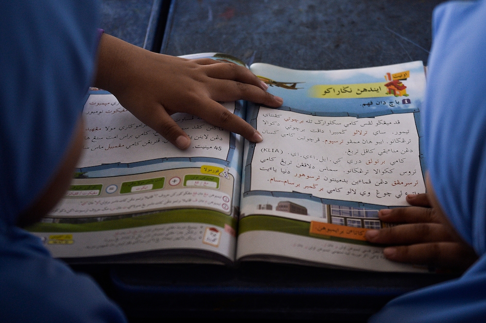 The Johor state government has announced the postponement of the second term examinations for Johor government religious schools level 1 and 2 that are affected by floods. — Picture by Miera Zulyana