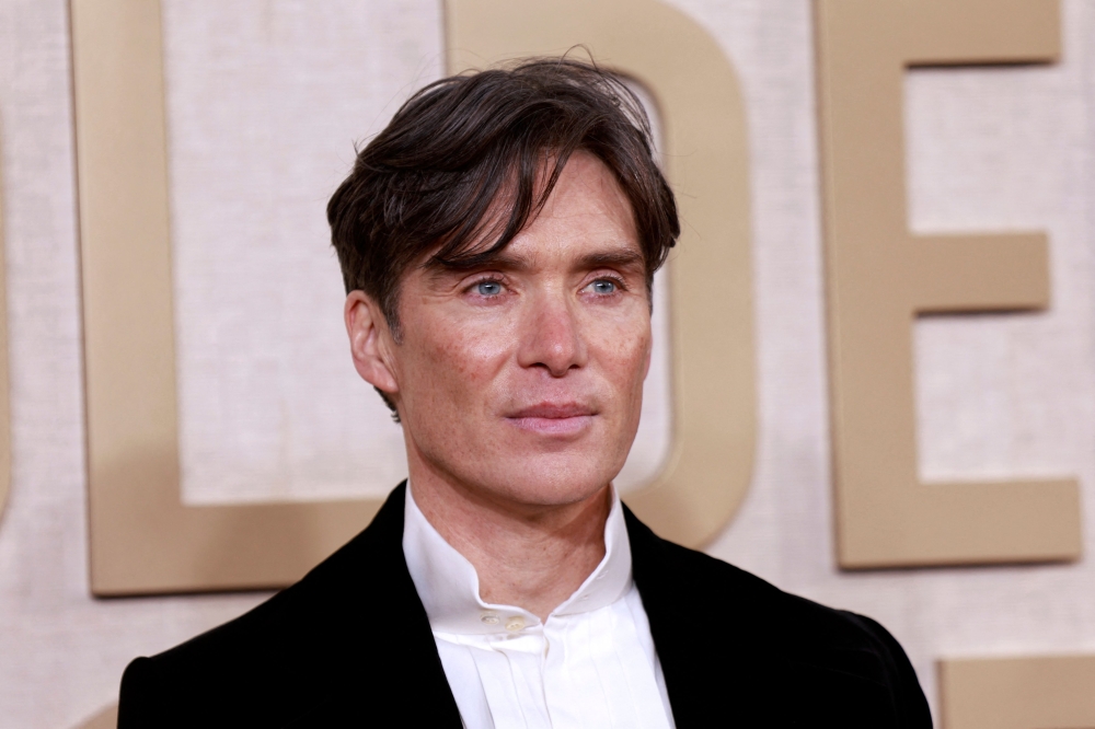 Irish actor Cillian Murphy arrives for the 81st annual Golden Globe Awards at The Beverly Hilton hotel in Beverly Hills, California, on January 7, 2024. — AFP pic