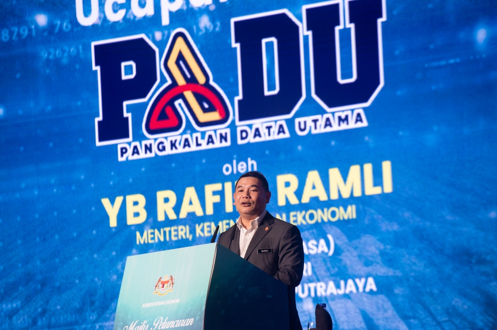 Economy Minister Rafizi Ramli, in a post on social media platform X, said that the figures include children under 18 years old. ― Picture by Shafwan Zaidon