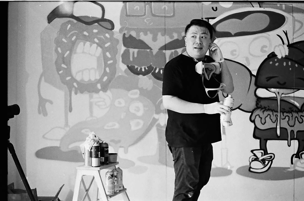 Full-time graffiti artist Andrew Yeoh, 40, has held several solo exhibitions overseas since 2007 and is a graffiti art pioneer in Malaysia. — Picture courtesy of Dora Ong
