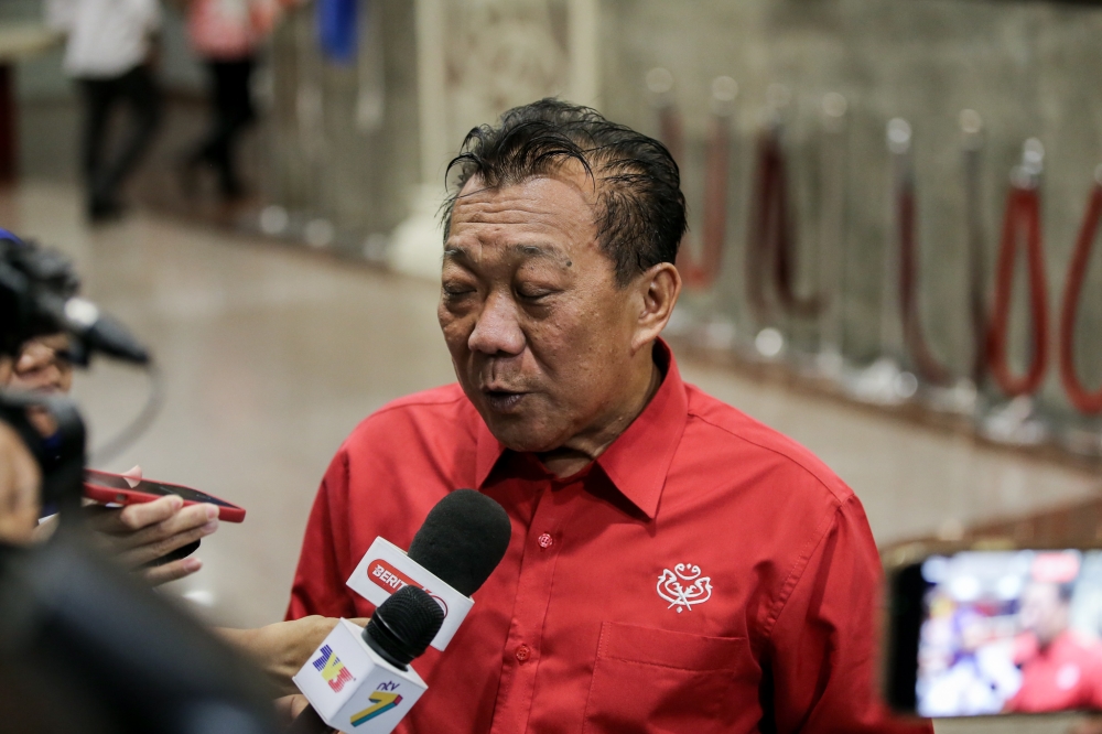 Datuk Seri Bung Moktar Radin says Umno will only decide on whether or not to form an alliance with other parties after the dissolution of the Sabah Legislative Assembly. ― Picture by Ahmad Zamzahuri