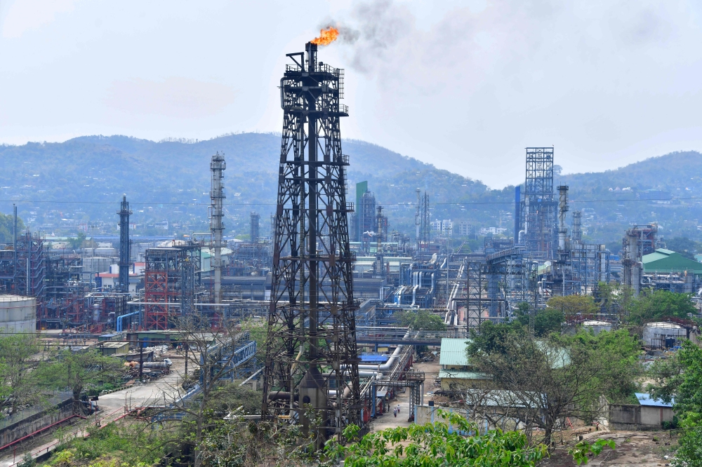 A general view of the Guwahati Refinery operated by Indian Oil Corporation is pictured in Guwahati March 30, 2023. — AFP pic 
