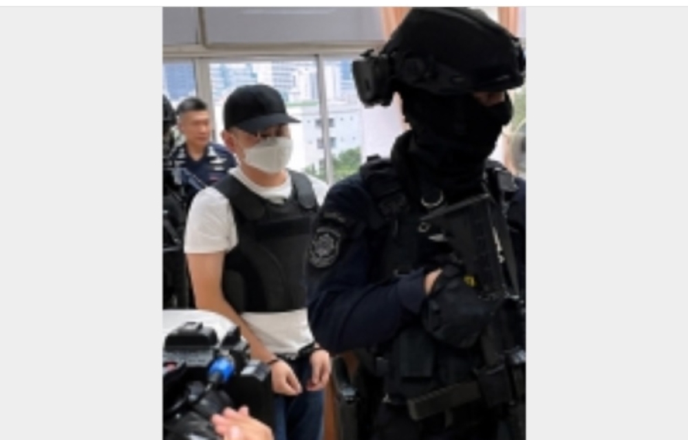The man from Parit Buntar, Perak, Malaysia was arrested on last December 28, in Vientiane, Laos and deported to Thailand on Thursday. — Bernama pic 