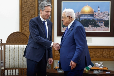 Blinken says Abbas ‘committed’ to reform as Gaza war rages