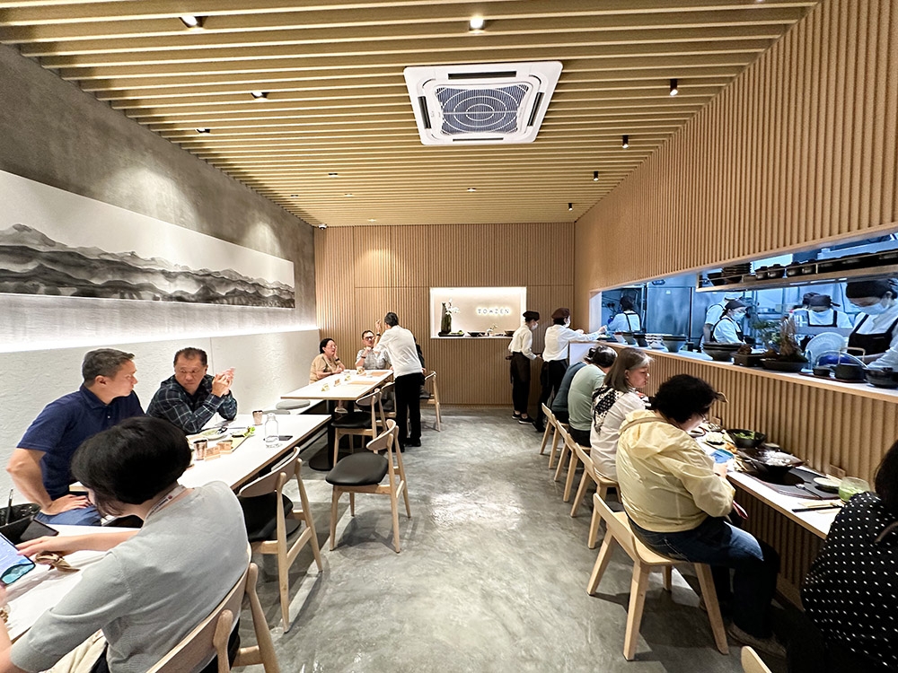 The space isn't big with 30 plus seats but it's bustling at lunch time.