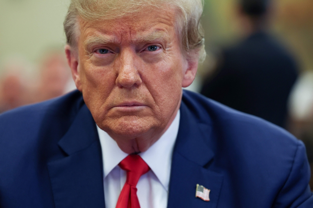 Donald Trump had filed a complaint against the newspaper in September 2021, accusing three journalists of engaging in an ‘insidious plot’ to obtain his tax documents as part of an investigative report that was published in 2018 and ended up winning a Pulitzer Prize.  — Picture by Shannon Stapleton / Pool via AFP