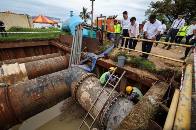 Penang Water Supply Corp to install two new pipes to resolve Sungai Perai leak, says CM