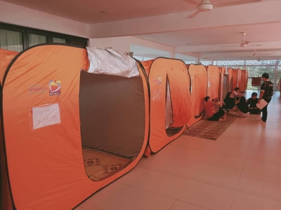 Nadma: 891 flood evacuees in 12 Johor, Pahang relief centres this evening