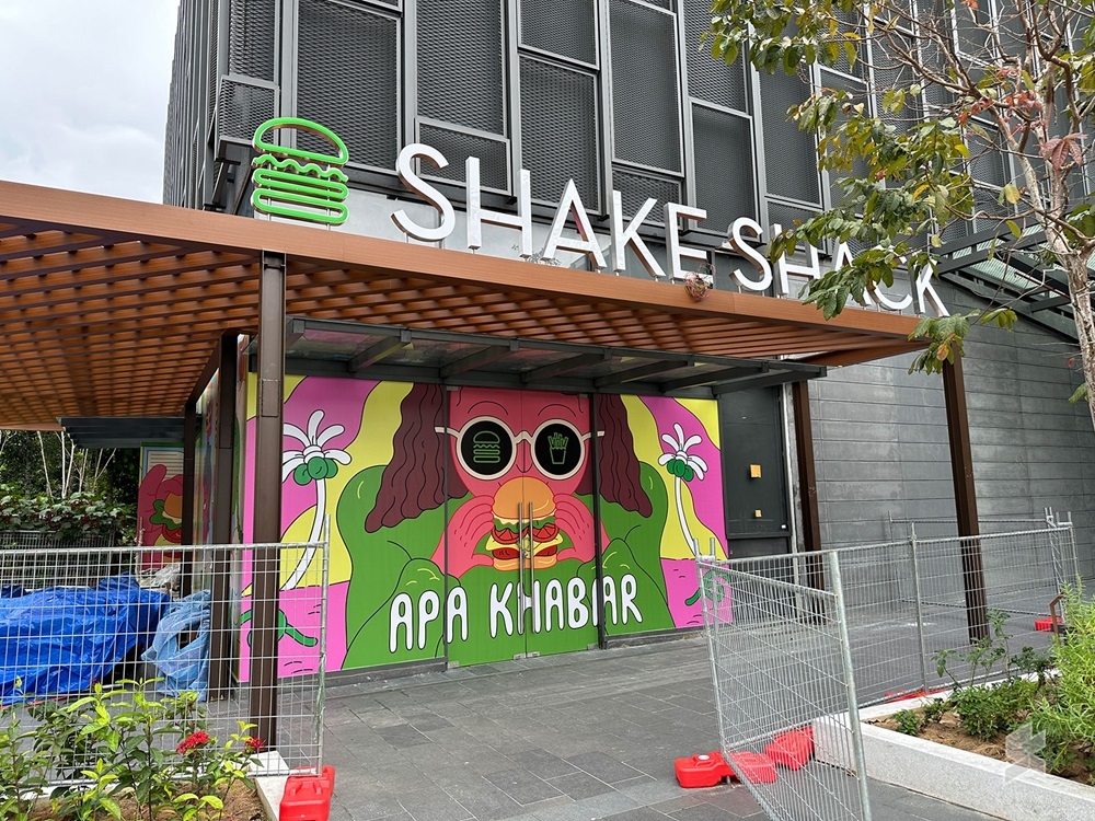 Shake Shack is putting the final touches on its first store in Malaysia at The Exchange TRX. — SoyaCincau pic 