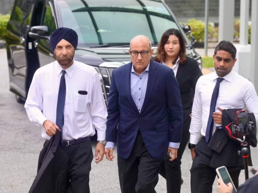 Mr S Iswaran arriving at the State Courts on January 18, 2024. — TODAY pic