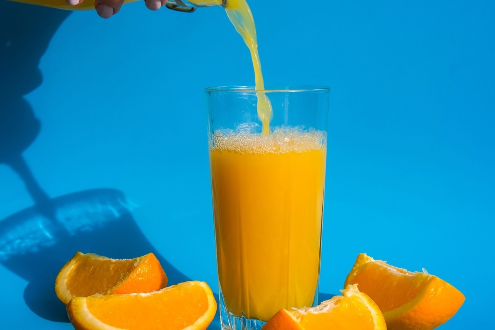 Fruit juices ― even pure juices ― are associated with weight gain in children, a study reports. ― ETX Studio pic
