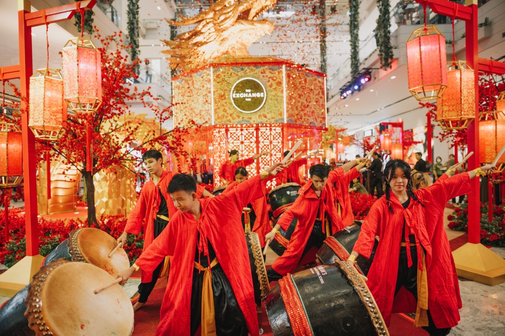 During weekends, the mall will host performances, including traditional dragon and acrobatic lion dances as well as silk dances, — Picture courtesy of The Exchange TRX