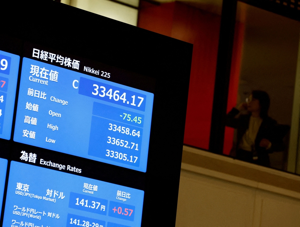 Markets swing on dimming rate cut hopes, weak China outlook | Malay Mail