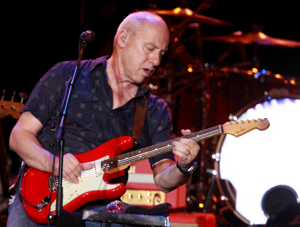 British guitarist Mark Knopfler performs during the 44th Montreux Jazz Festival in Montreux July 15, 2010. — Reuters file pic