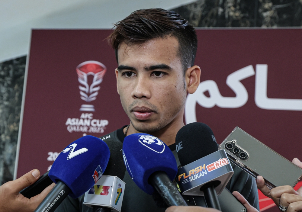 Harimau Malaya winger Muhammad Safawi Rasid said Malaysia would not be under pressure as they are already out of contention for the round of 16 and would be aiming to dent the reputation of the Taeguk Warriors. — Bernama pic 