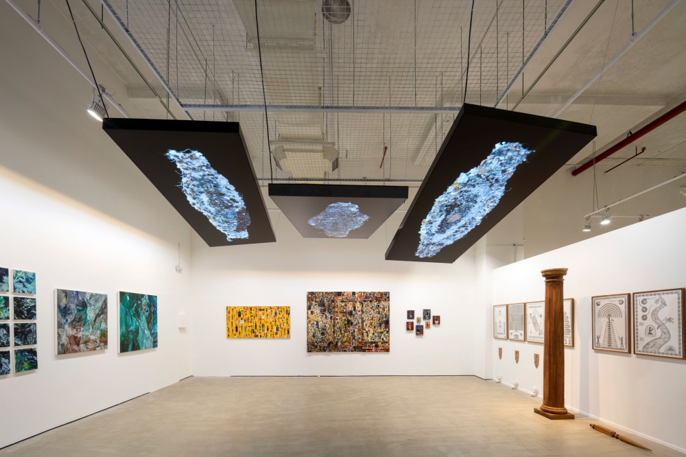 Malaysian artist Tan Zi Hao is featuring his work 'Bags of Stories, no. 9', as part of his 'Casebearer' series. — Picture courtesy of S.E.A. Focus