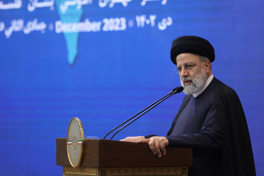 Iranian President Ebrahim Raisi had twice postponed his visit, initially set for November, over scheduling issues and attacks in Iran’s southeastern city of Kerman. — Wana pic via Reuters pic