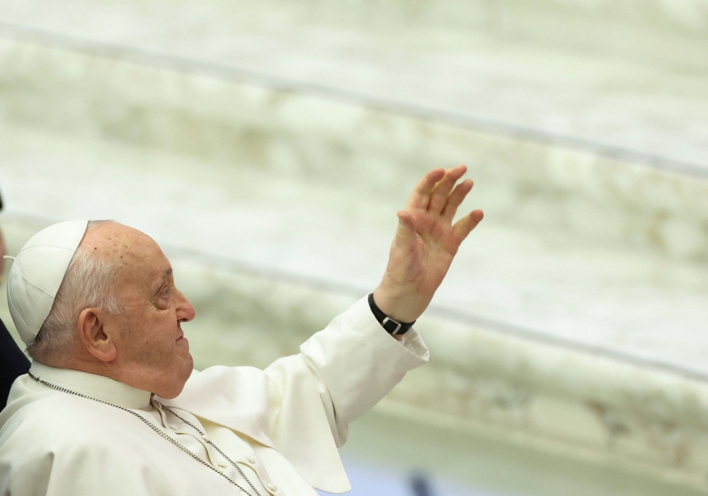 Francis spoke of his fears and hopes for artificial intelligence (AI) in his message for the Roman Catholic Church’s World Day of Social Communications, which will be marked around the world on May 12. — Reuters pic