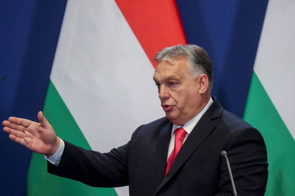 Hungarian Prime Minister Viktor Orban added that he also told Stoltenberg that he will continue to urge the Hungarian national assembly to vote in favour of Sweden’s accession to Nato and conclude the ratification at the first possible opportunity. — Reuters pic