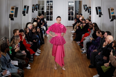Imane Ayissi brings African tradition to Paris haute couture