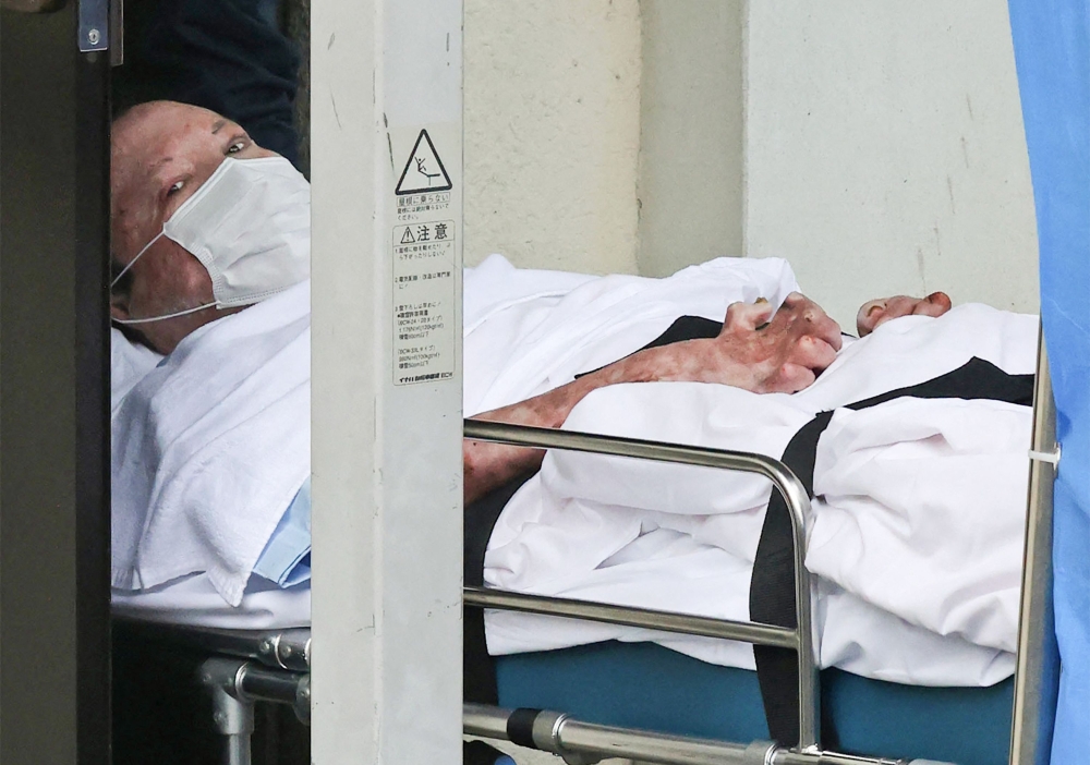 A Japanese court today sentenced to death Shinji Aoba, the perpetrator of a 2019 arson attack on an animation studio that killed 36 people. — AFP pic/Jiji Press