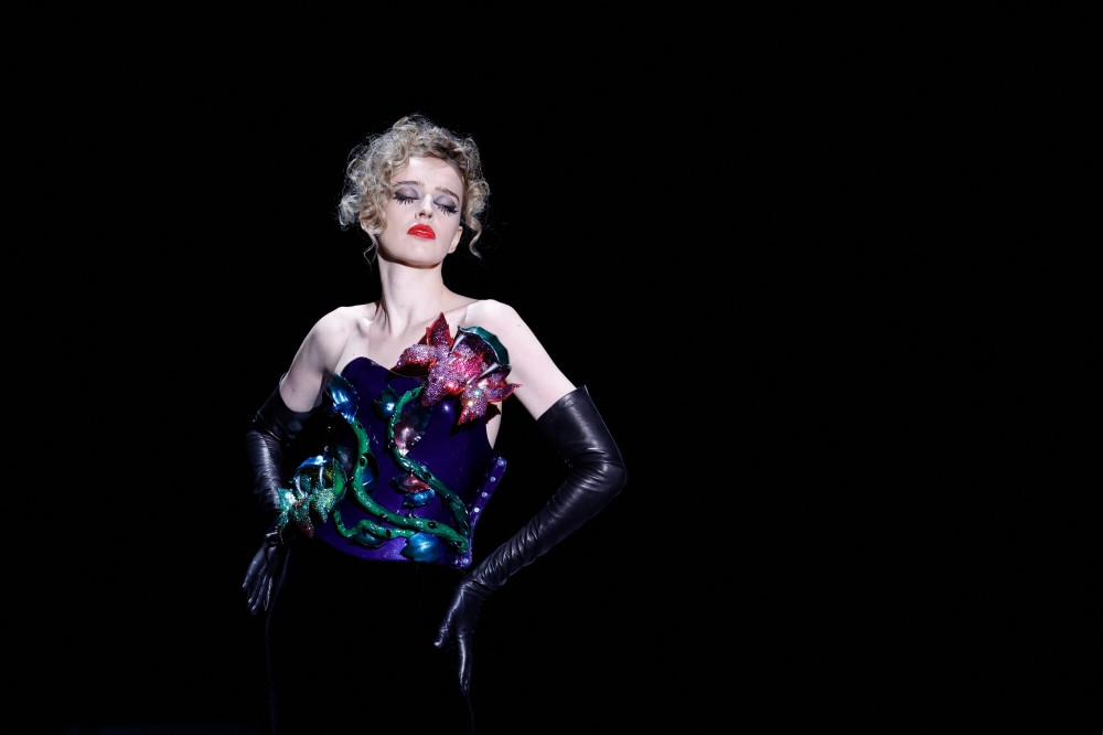 A model presents a creation for the Julien Fournie show during the Women's Haute-Couture Spring/Summer 2024 Fashion Week in Paris on January 23, 2024. — AFP pic