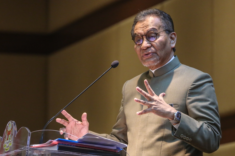 Health Minister Datuk Seri Dzulkefly Ahmad speaks during the Health Ministry 2024 New Year Mandate Council in Putrajaya January 26, 2024. — Picture by Yusof Mat Isa