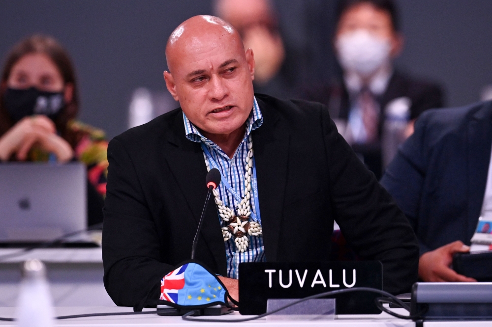 Seve Paeniu (pic), returned unopposed in the Nukulaelae island electorate, said he would seek to form a coalition among elected lawmakers to run for prime minister. — AFP file pic