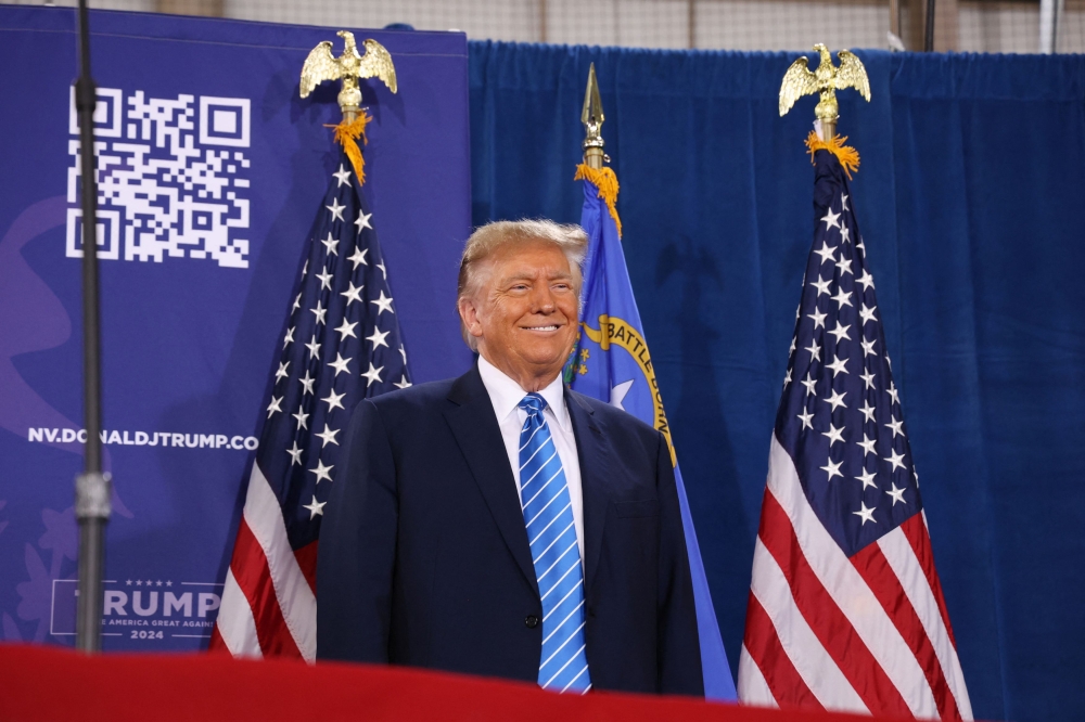 In recent days, Republican presidential rival Nikki Haley has accused former US president Donald Trump of being confused and has questioned his ability to be president at his age. — Reuters pic