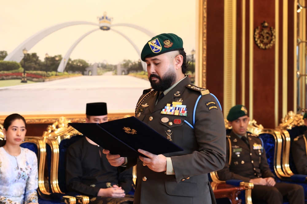 Tunku Mahkota Ismail was appointed as the Regent of Johor today. — Bernama pic