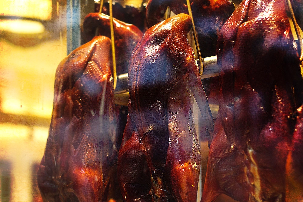 'Siu mei' (roast meats) range from the ubiquitous 'cha siu' (barbecued pork) to harder-to-find 'siu ngo' (roast goose).