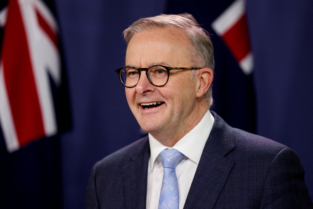 Prime Minister Anthony Albanese says Australia is the ‘security partner of choice’ for neighbouring Papua New Guinea. — Reuters pic