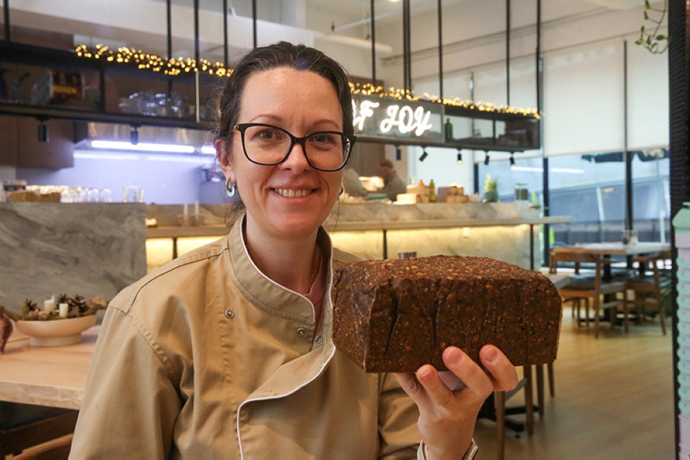 Danish rye bread or rugbrød is the all-important element for smørrebrød