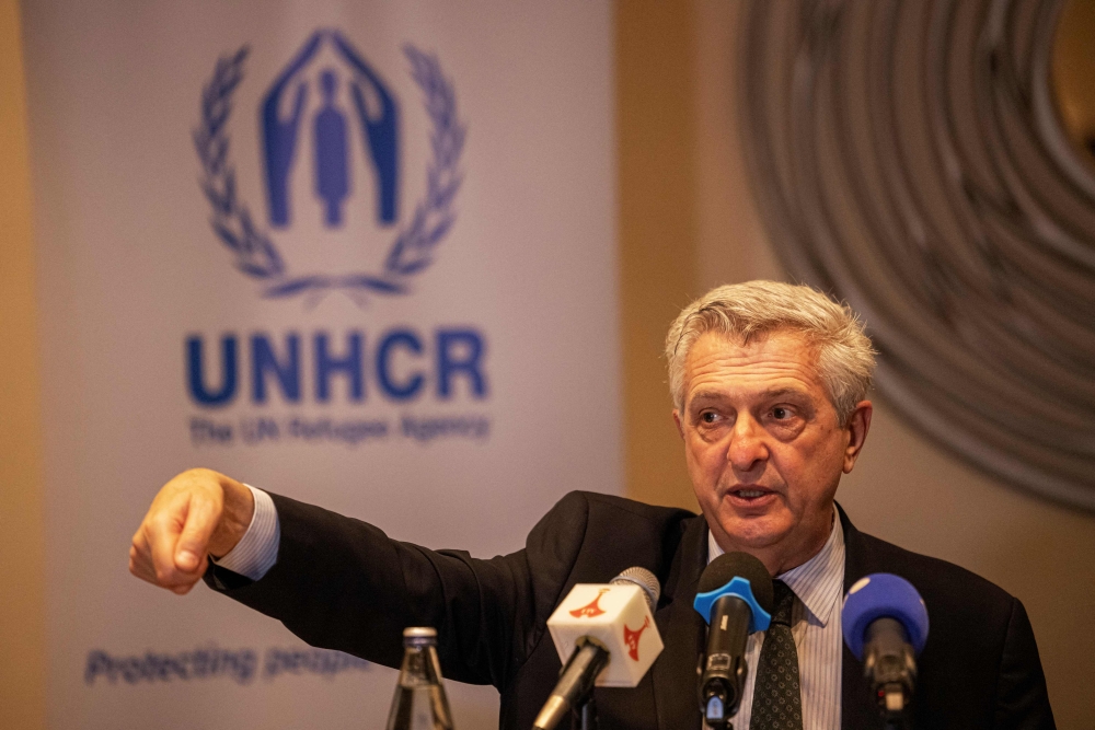 UN High Commissioner for Refugees Filippo Grandi, who is on a visit to Ethiopia, called for 'urgent and additional support to meet their needs', his agency said in a statement disclosing the numbers. — AFP pic