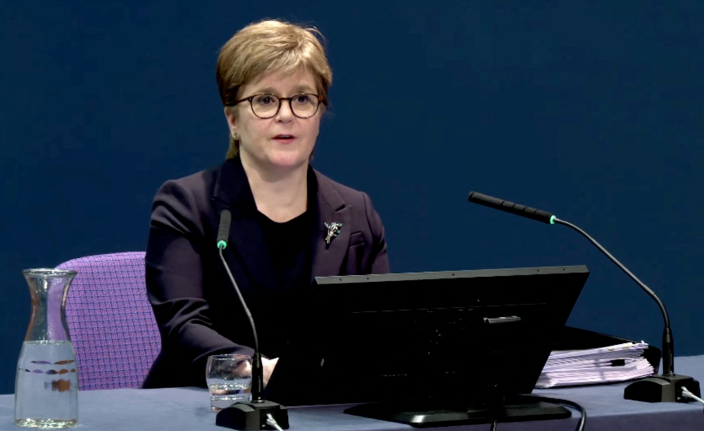Former Scottish First Minister Nicola Sturgeon was Scotland’s longest-serving first minister, in charge of the devolved Edinburgh administration, leading her Scottish National Party (SNP) to a series of resounding electoral successes before her abrupt resignation a year ago. — UK Covid-19 inquiry handout via Reuters
