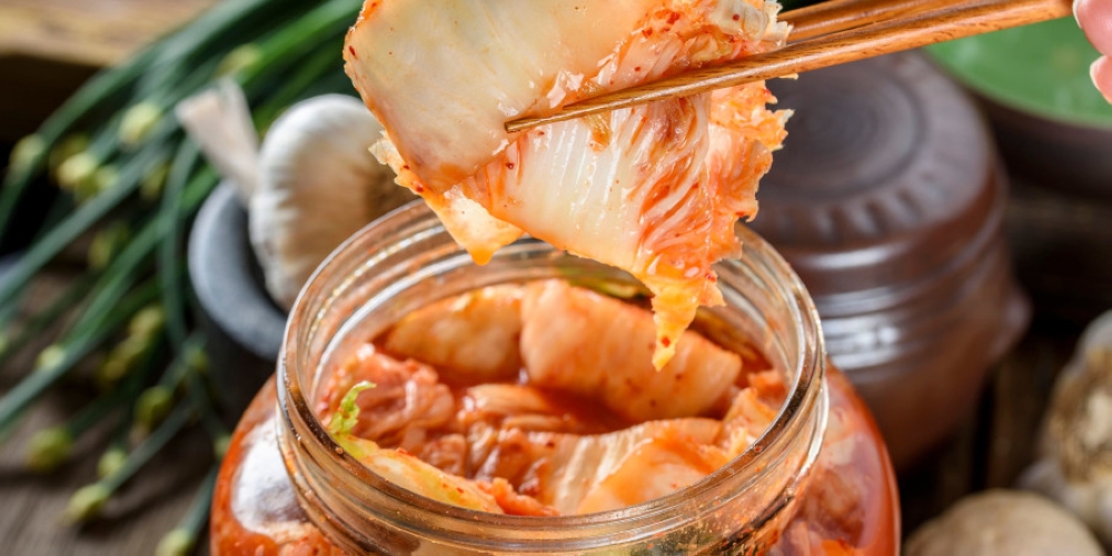 Up to three daily servings of kimchi may lower men’s obesity risk, scientists say. — Picture courtesy of 4kodiak / Getty Images via ETX Studio