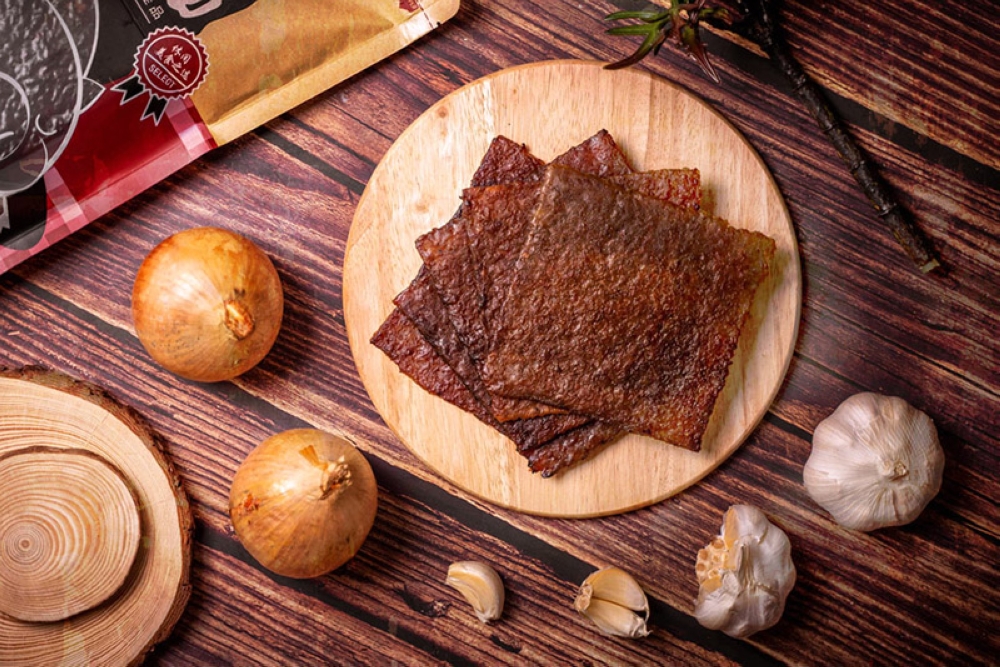 Keto Bakkwa in flavours such as Original, Black Pepper, Chilli and Mala.