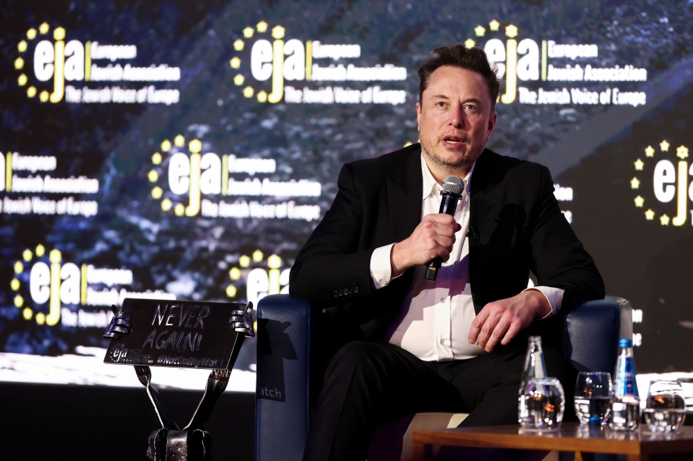 Tesla Inc will move immediately to hold a shareholder vote to transfer the electric vehicle (EV) maker’s state of incorporation to Texas from Delaware, CEO Elon Musk said in a post on X today. — Reuters pic