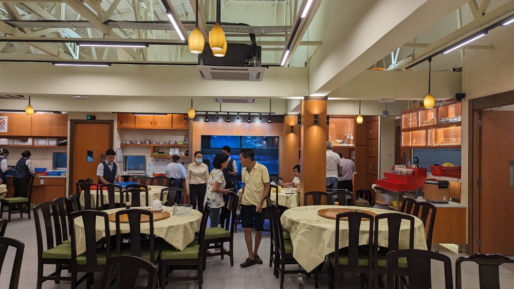 The pleasant interior.