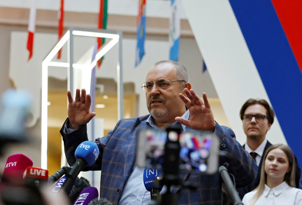 Boris Nadezhdin sparked queues all over Russia in January, when supporters submitted signatures so he could be registered as an official candidate in the presidential election. — Reuters pic