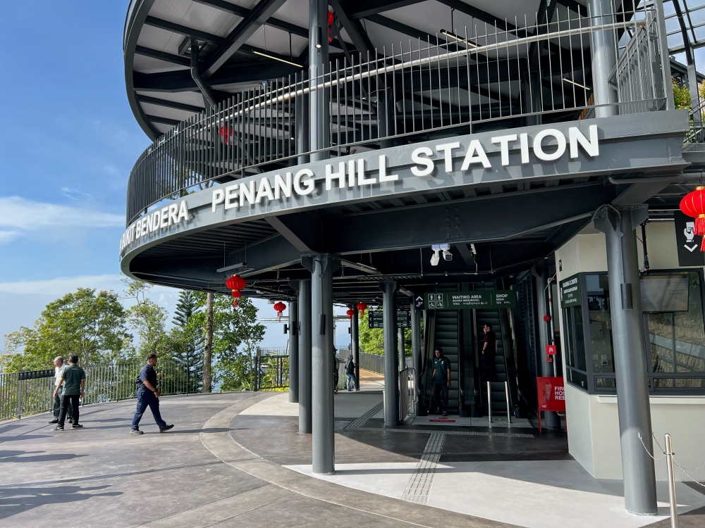The newly upgraded RM10.9 million Penang Hill Station. — Picture by Opalyn Mok