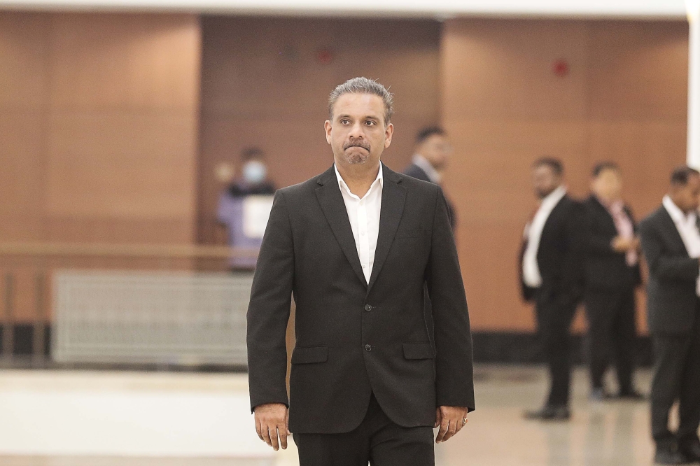 Bukit Gelugor MP Ramkarpal Singh said Malaysia’s progress in halting its decline in the Transparency International’s Corruption Perception Index could be undone by the decision to halve former prime minister Datuk Seri Najib Razak’s sentence related to the 1MDB scandal. — Picture by Sayuti Zainudin 