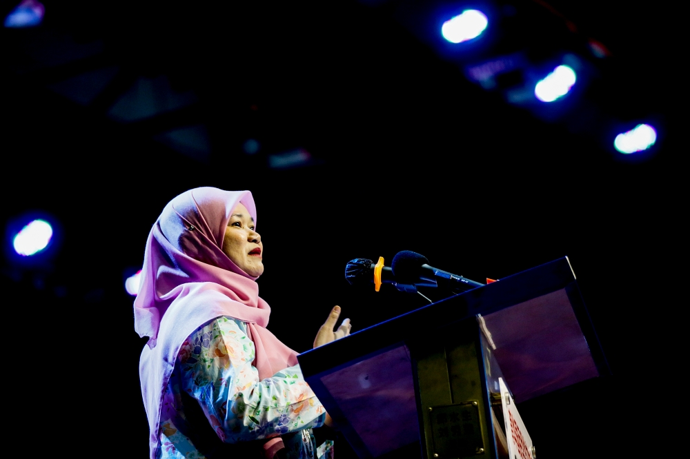Education Minister Fadhlina Sidek said the Ministry of Education will constantly monitor the situation and advise teachers and parents to ensure that students are in good health during this period. — Picture by Hari Anggara