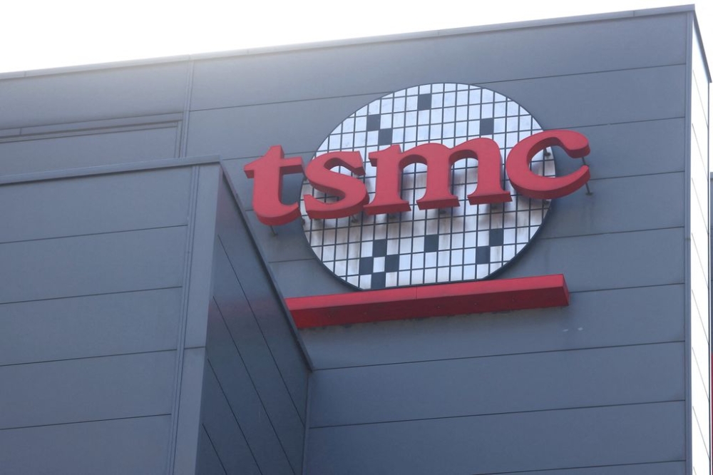 The logo of Taiwan Semiconductor Manufacturing Co (TSMC) is pictured at its headquarters, in Hsinchu, Taiwan, January 19, 2021. — Reuters pic